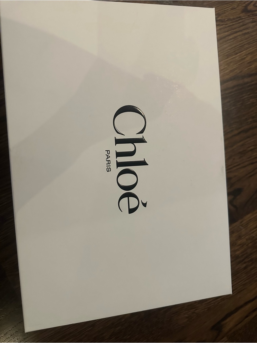 Chloé White Box with Black Logo